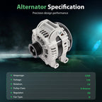 Alternator for Jeep Grand Cherokee 2012–2016 (5.7L V8, 220A)