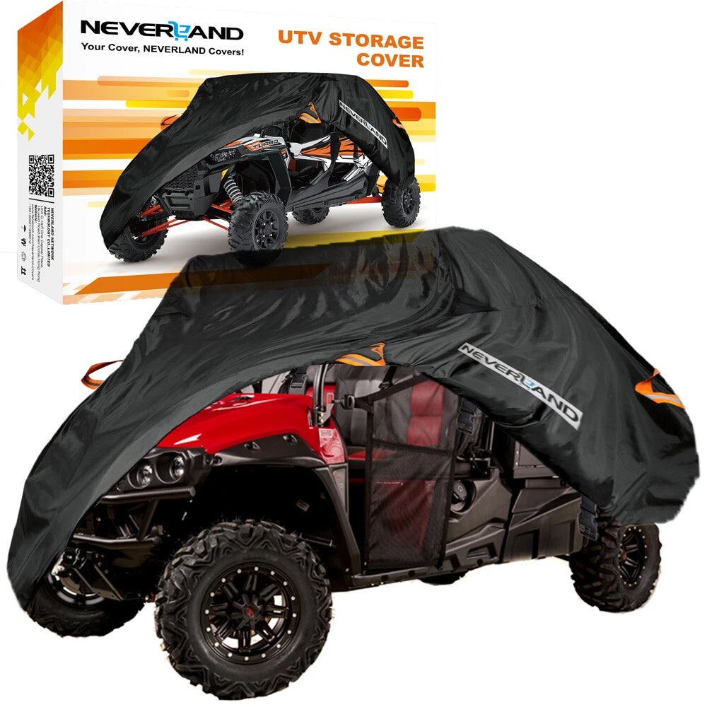 Utility Vehicle Cover for Polaris RZR XP 4 Turbo S4 1000 (Waterproof)