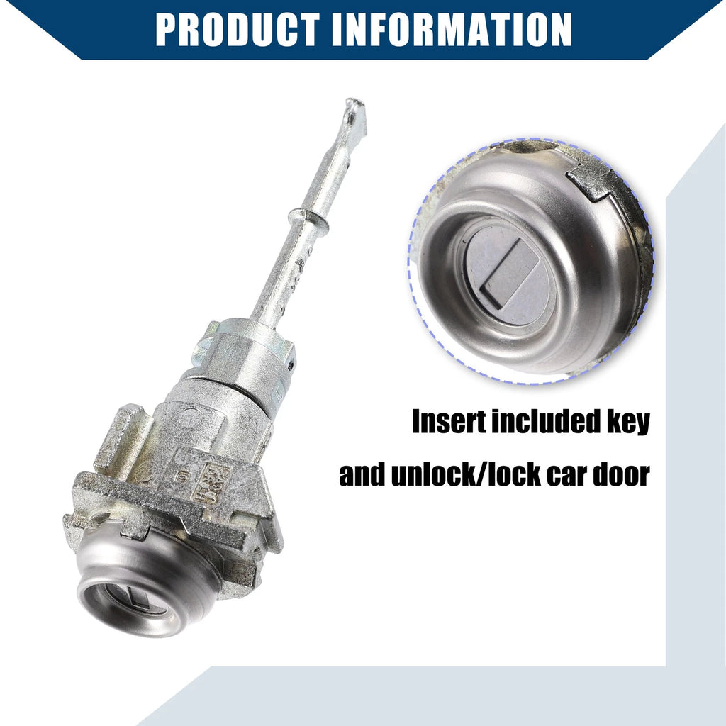 Front Left Door Lock Cylinder w/ Key for Hyundai Elantra (2017–2020) 81970-F0000