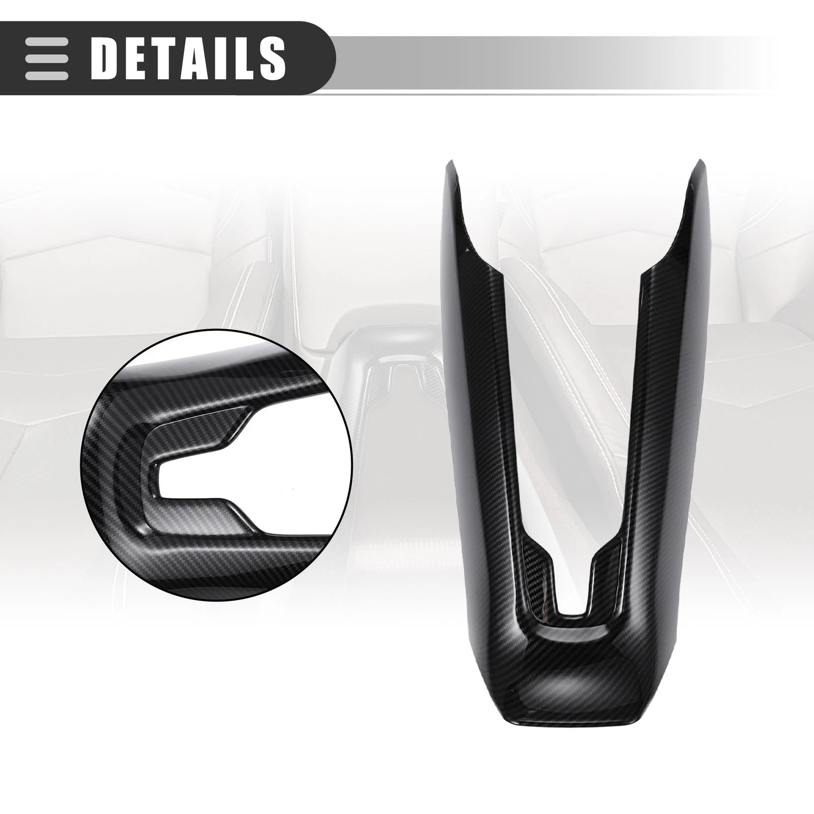 Center Control Cover Trim for Chevrolet Corvette C8 (2020–2023)
