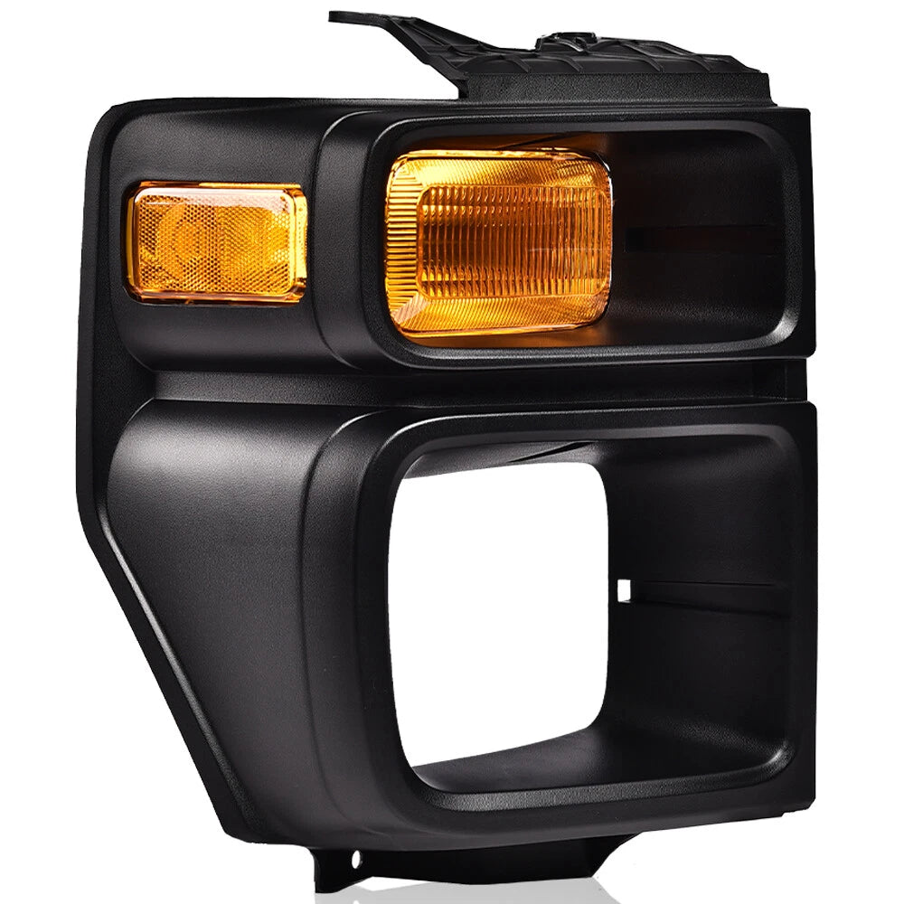 Headlight Trim Bezel with Parking Light for Ford E150 E250 E350 (2008–2014)
