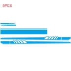 5 x Car Side Body Decal Sticker Decor Trim Long Stripe Graphics Vinyl