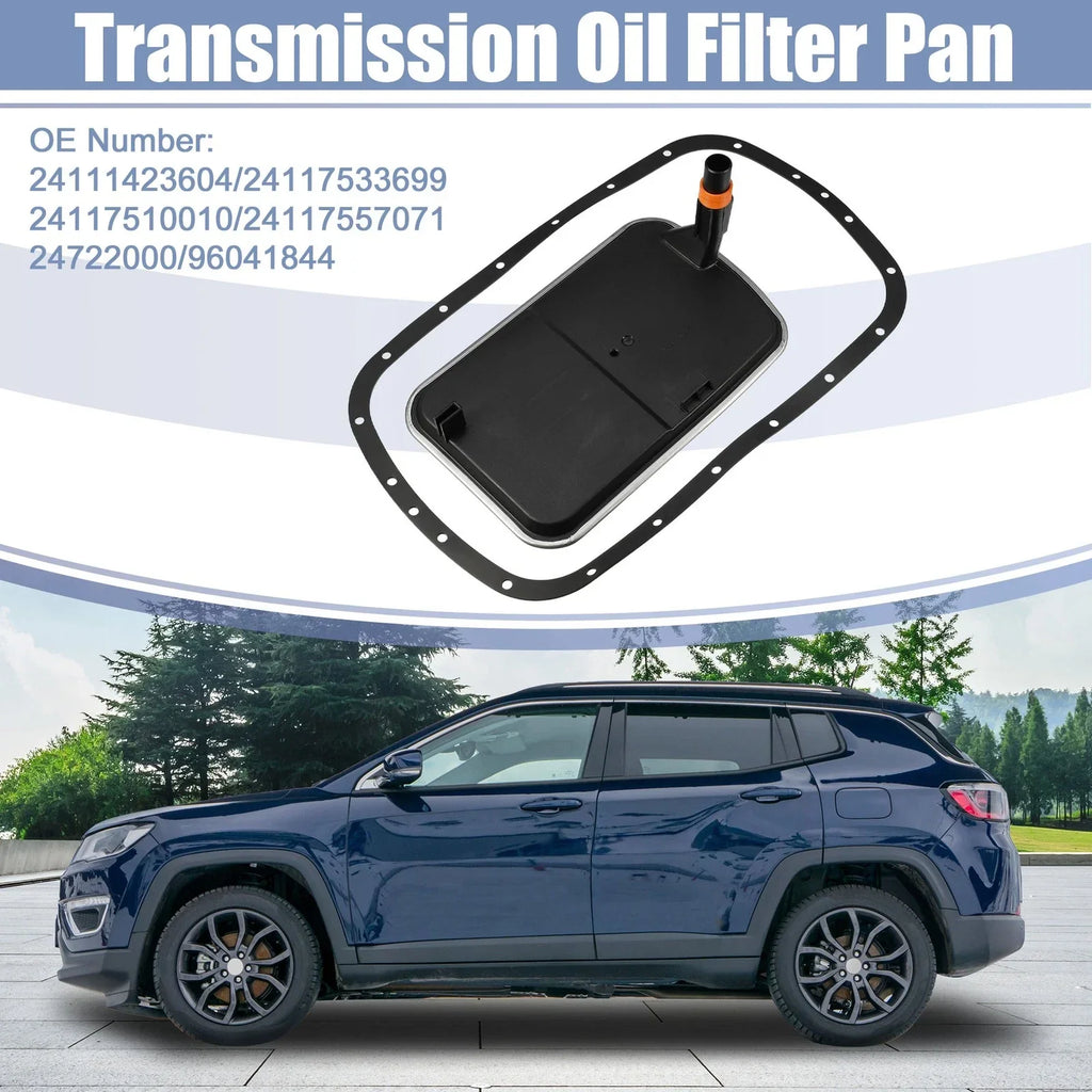 Transmission Oil Fluid Filter Pan Gasket Kit for BMW 325i 330i (2001-2005)