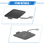 Tow Hook Eye Hole Cover Cap for BMW 3 F30 (2012–2015) Deep Gray