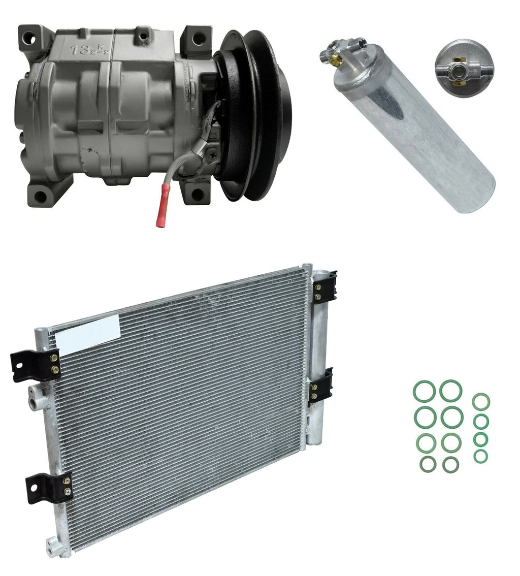 AC Compressor Kit With Condenser Replacement for Hino 258 7.7L (2008–2010)