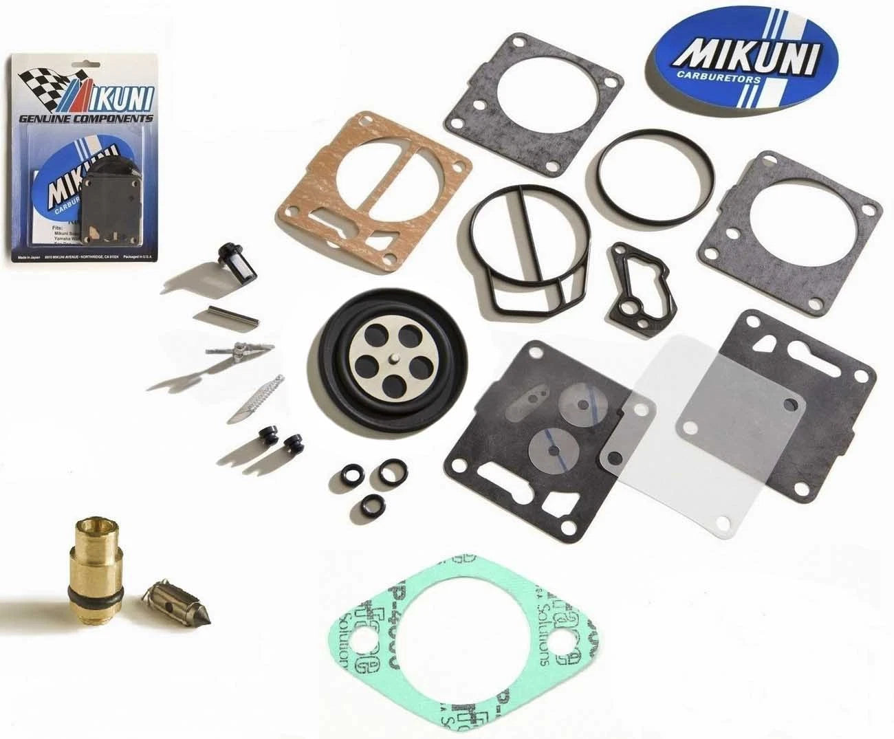 Mikuni Carb Rebuild Kit for Sea Doo GTS (1999–2001) - Base Gasket, Needle Seat