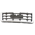Front Grille Replacement Black Chrome Plastic for Toyota Hilux (2005–2015)