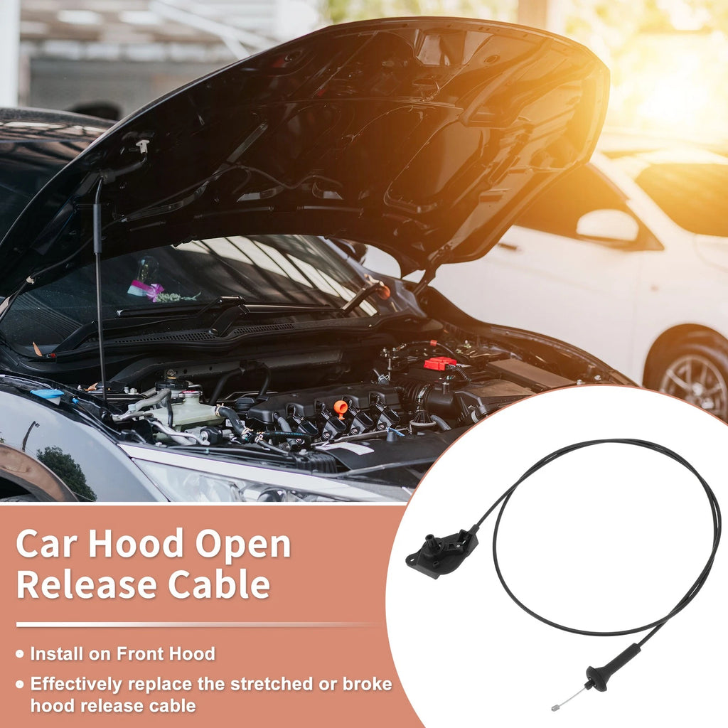 Front Hood Release Cable for Ford Edge Lincoln MKX Nautilus (2015–2024) FT4Z16916B