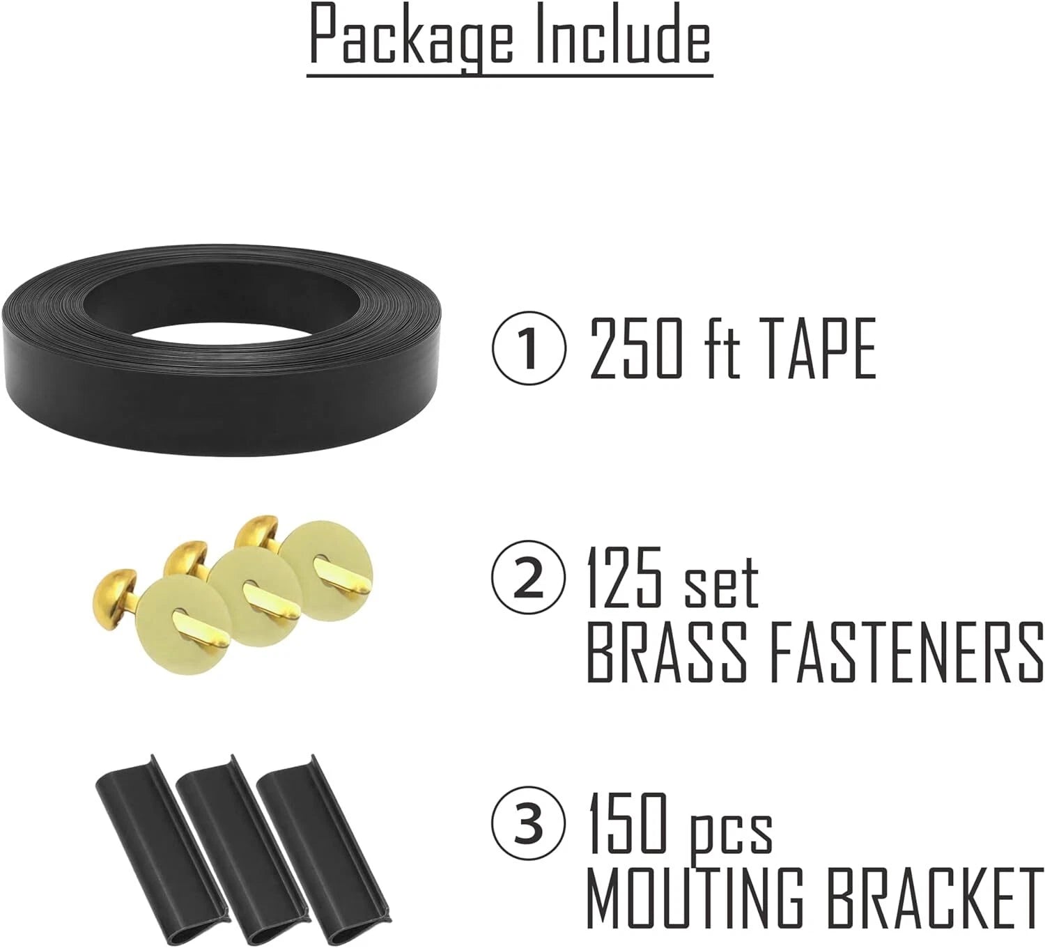Privacy Tape for Chain Link Fence (75m/250 ft Roll) UV Resistant
