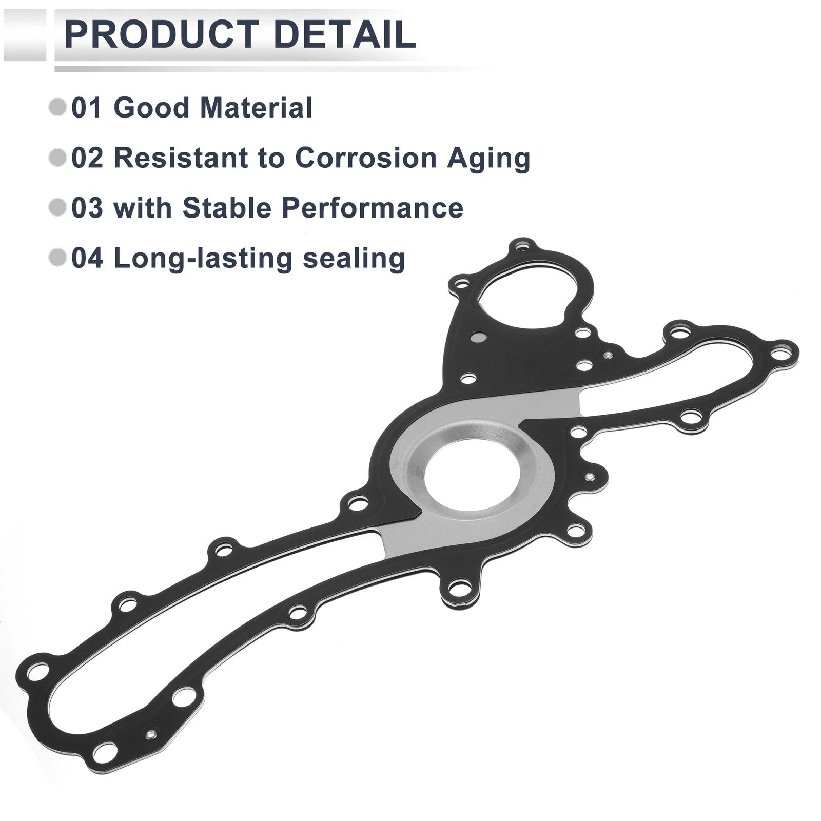 Water Pump Gasket No.1627131030 for Toyota Camry (2007–2017) Rubber 1Pc