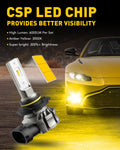 Pair LED Fog Driving Light Bulbs H10 9145 9140 for