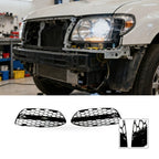 Front Bumper Lower Grille Fog Light Grille for Mercedes C-Class W205 (2015–2021)