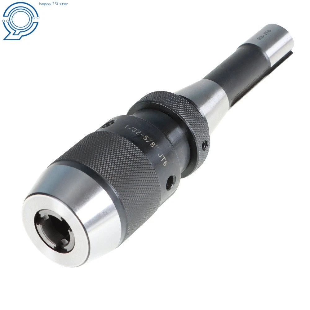 Keyless Heavy Duty Drill Chuck for R8 Shank Adapter (1/32"-5/8")