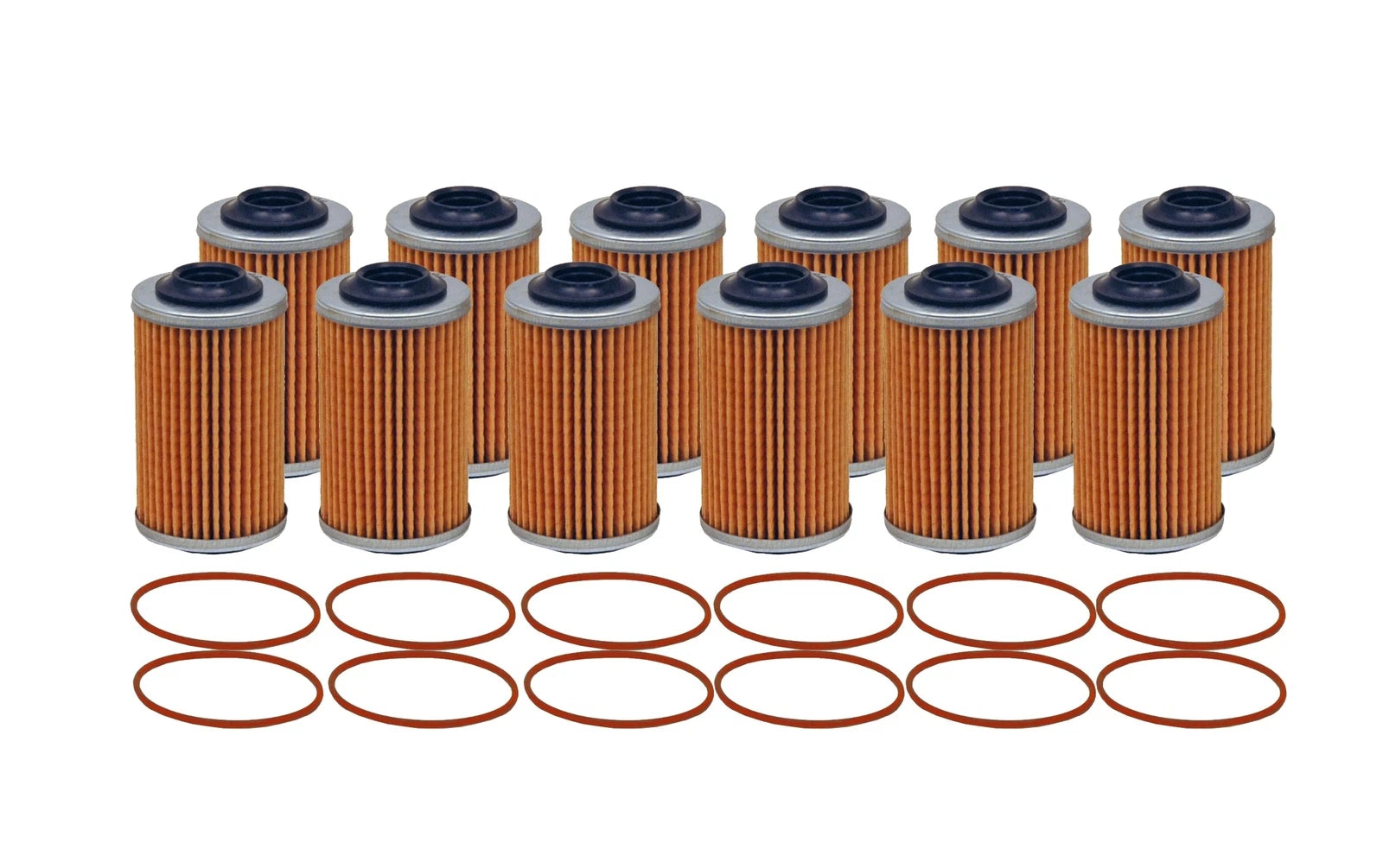 Set of 12 Engine Oil Filters for Cadillac Chevy GMC Pontiac Saab V6