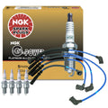 Set of 4 NGK G-Power Platinum Spark Plugs for Mazda 626 B2000 (1983–1992)