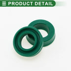Set of 5 Oil Seal Rotary Shaft Seal 15x25x8mm High Pressure Green for Various Models