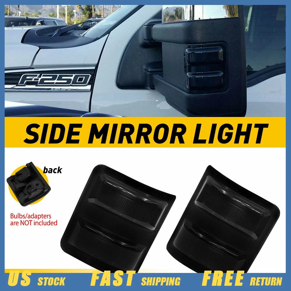 Side Mirror Turn Signal Light Lens for Ford F250 F350 F450 F550 (2008–2016)