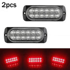2 x Rear Red Fog 12Led Lamp Lights 12V To 24V for Truck Car/Van/Bus/Cab