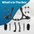 Set of 14 Front Suspension Lower Control Arms with Ball Joint for Honda Civic (2006–2011)