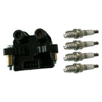 Set of 4 Iridium Spark Plugs & Ignition Coil for Subaru Impreza (2008–2011)