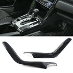Carbon Fiber Gear Shift Panel Trim for Honda Civic (2016–2018)