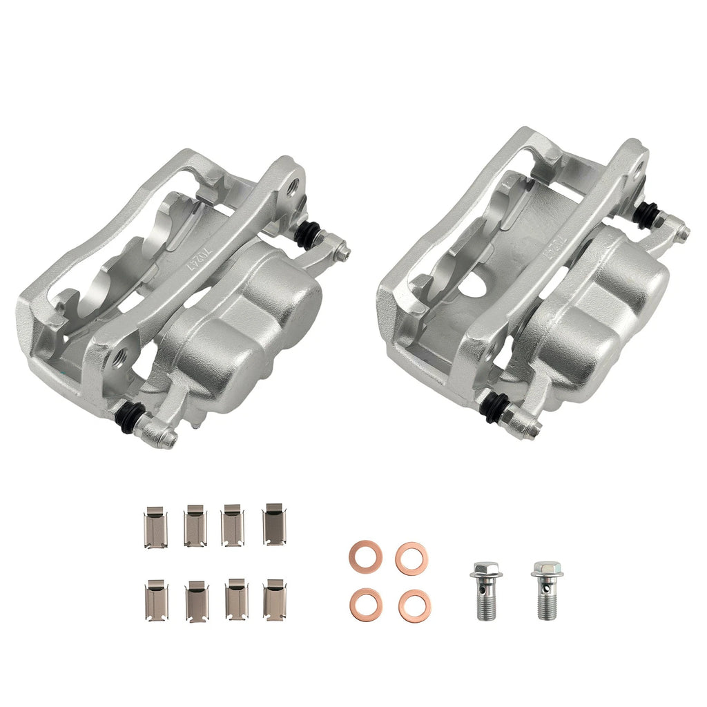 Rear Disc Brake Caliper Kit with Hardware for Ram 2500 3500 SRW (2010-2018)