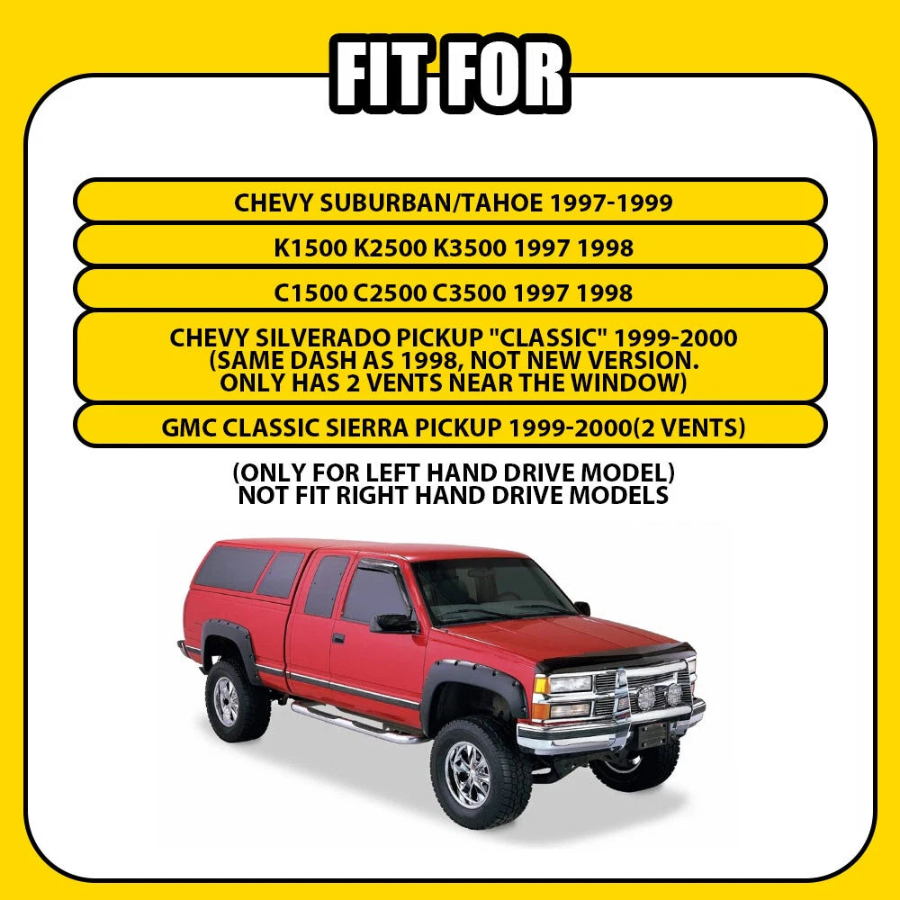 Dashmat Dashboard Cover for Chevy Silverado C1500 C2500 C3500 (1997–1998)