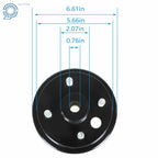 2X Rear Wheel Brake Hub Drum for EZGO Golf Cart G&E 2 Cycle (1982–1993) 17082-G2