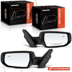 Power Mirror Pair Manual Fold Blind Spot for Chevy Malibu (2016–2022)