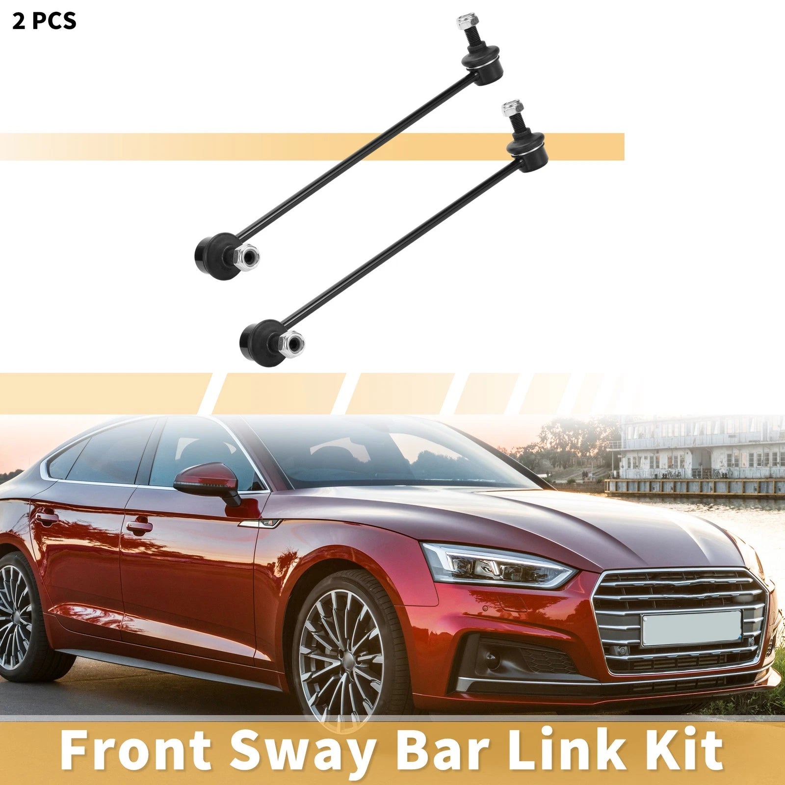 2pcs Front Sway Bar Link for Volkswagen Tiguan (2009–2012) No. 1K0411315K