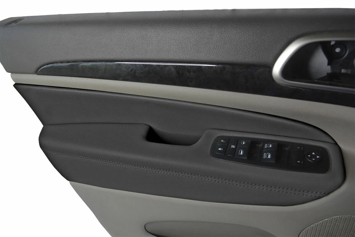 Leather Armrest Door Panel Cover for Jeep Grand Cherokee (2011–2019) Gray