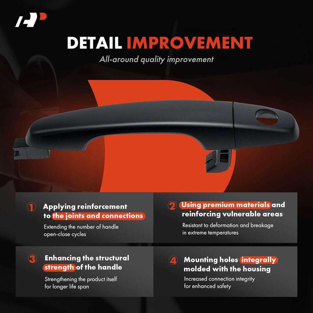 Front Left Exterior Door Handle for Chevrolet Caprice PPV (2011-2013)