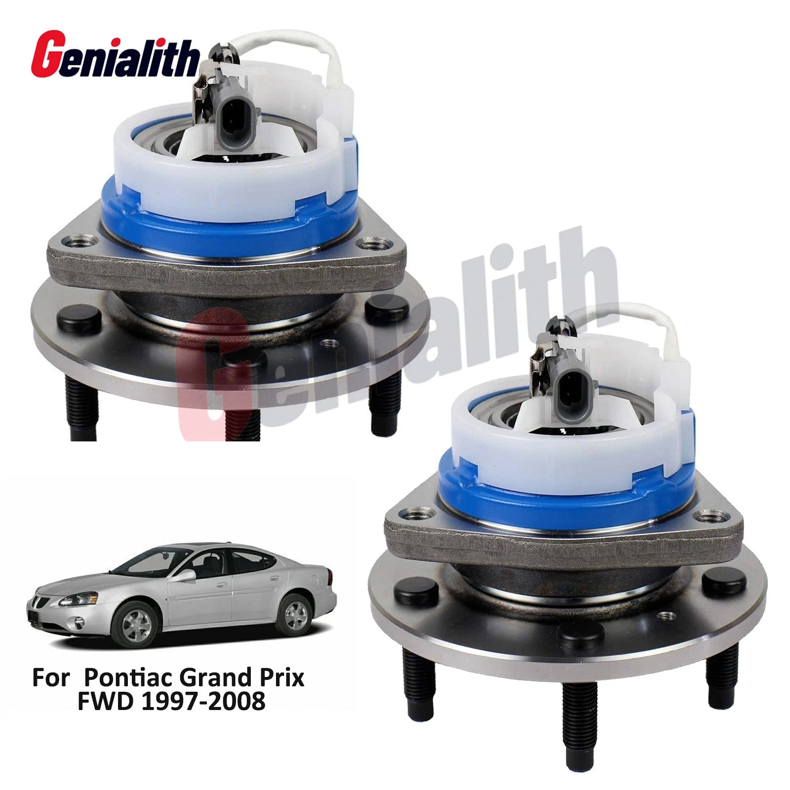Pair Front Wheel Hub Bearing Assembly for Pontiac Grand Prix (1997–2008)