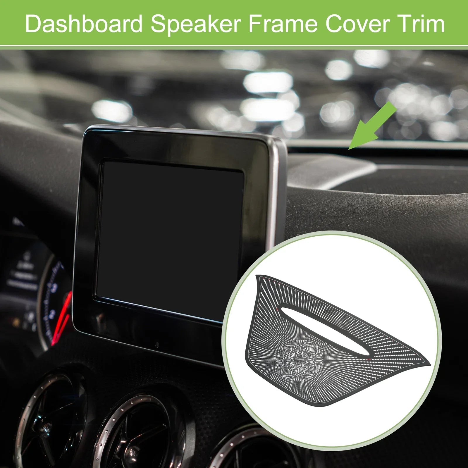 Dashboard Speaker Frame Cover Trim for Mercedes Benz GLA CLA C117 W176 (2013-2020)