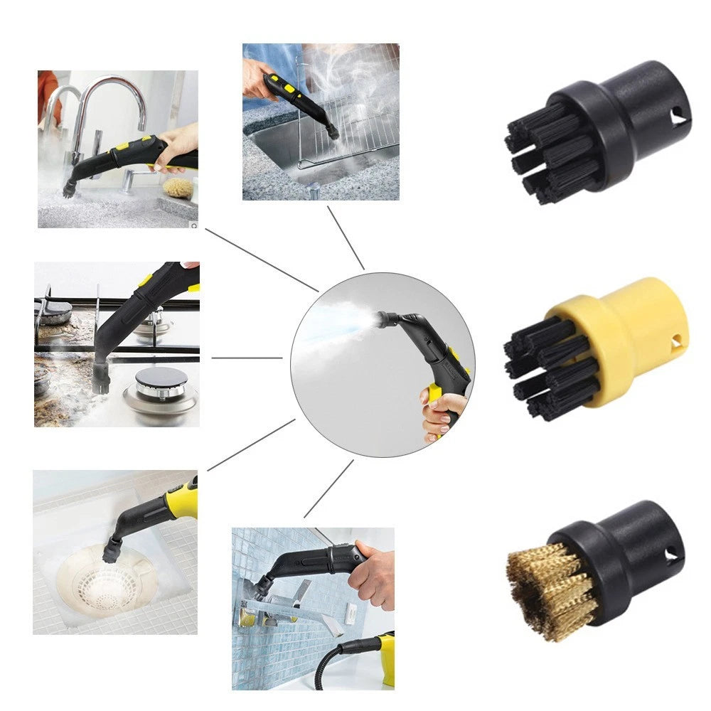 3X Brush Nozzle for Karcher Steam Cleaner SC1 SC2 SC3 SC4 SC5