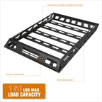 Roof Mount Cargo Carrier for Universal Fit (55" X 41" X 5")