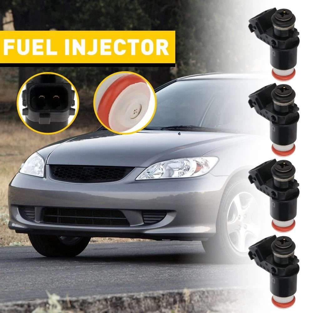 4X Fuel Injector for Honda Civic (2001–2005) 1.7L
