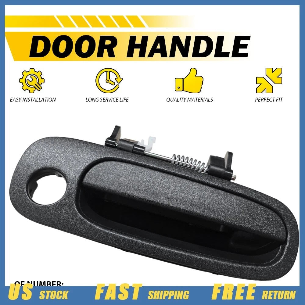 Outer Door Handle for Scion xB (2004–2006) Black Right Passenger Side w/ Keyhole