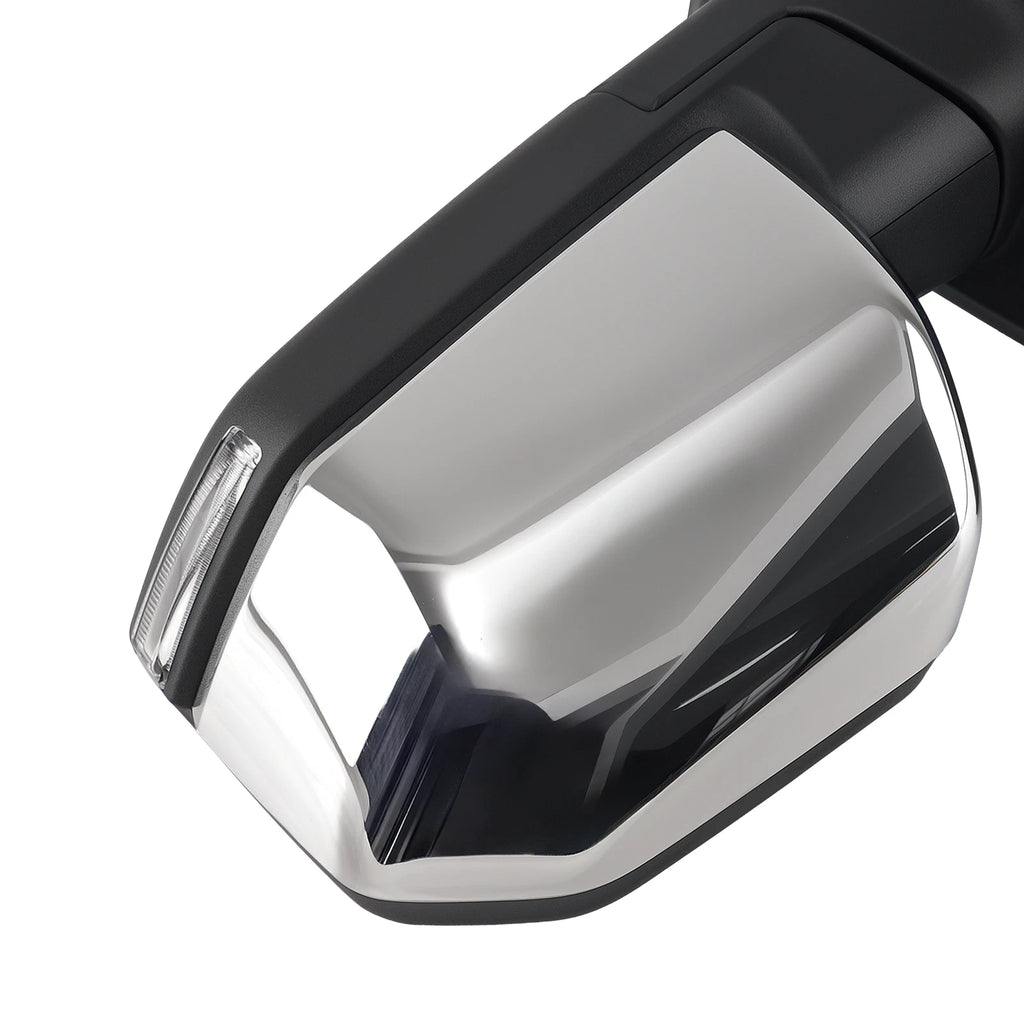 Heated Chrome Left Side Mirror for Ford F-150 XLT Crew Cab (2015–2017)