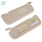Set of 2 Sun Visors with Mirror for Hyundai Elantra (2011-2015)