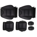 Black Leather Seat Cover for Chevy Camaro Z28/SS/LT/LS (2010–2015)
