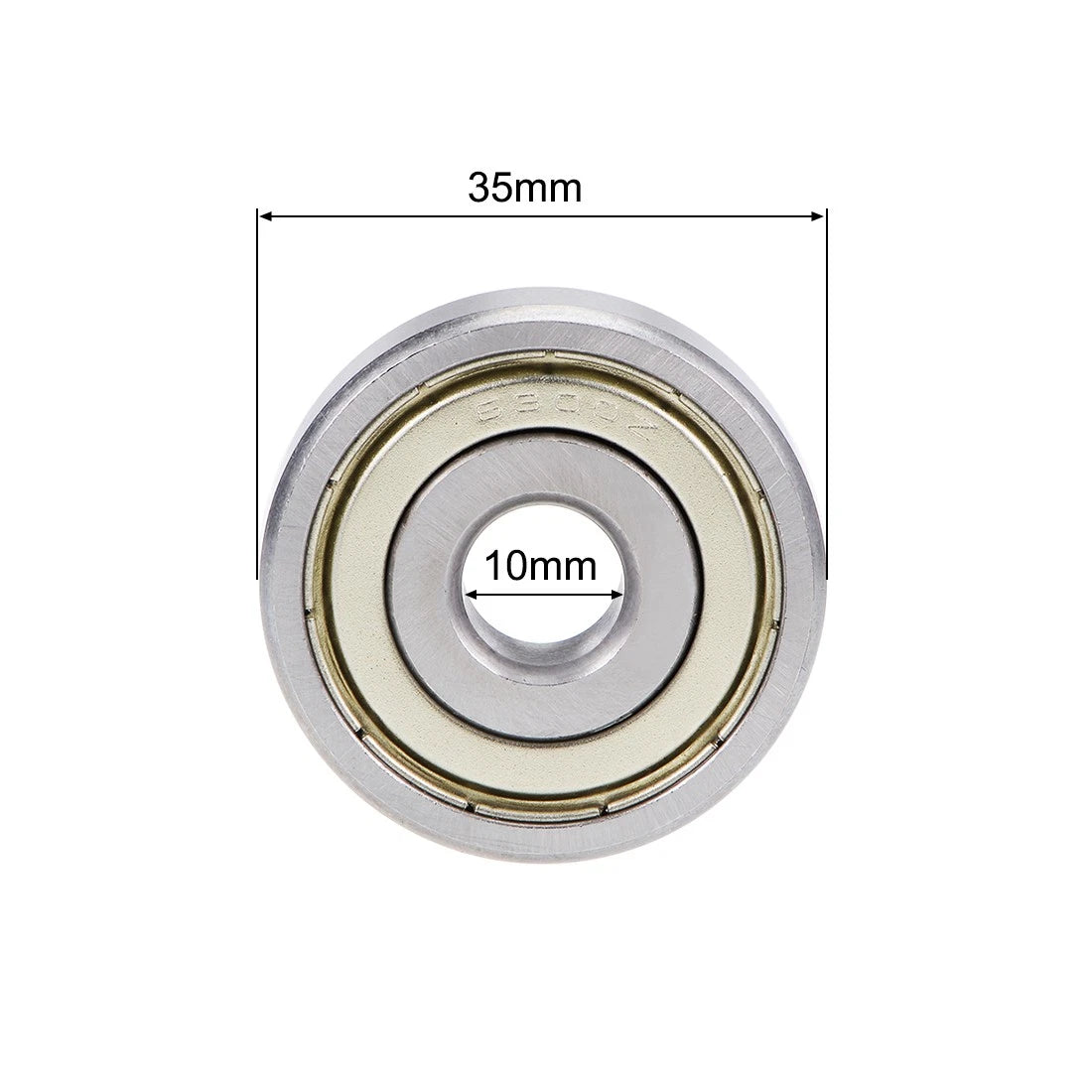 2X 6300ZZ Ball Bearing   10x35x11mm ABEC-3