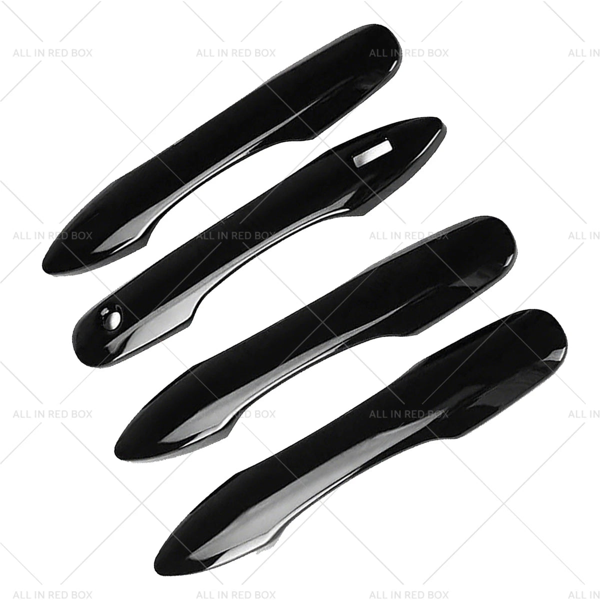 8X Black Outer Door Handle Bowl Cover Trim for Toyota Camry (2018–2023)