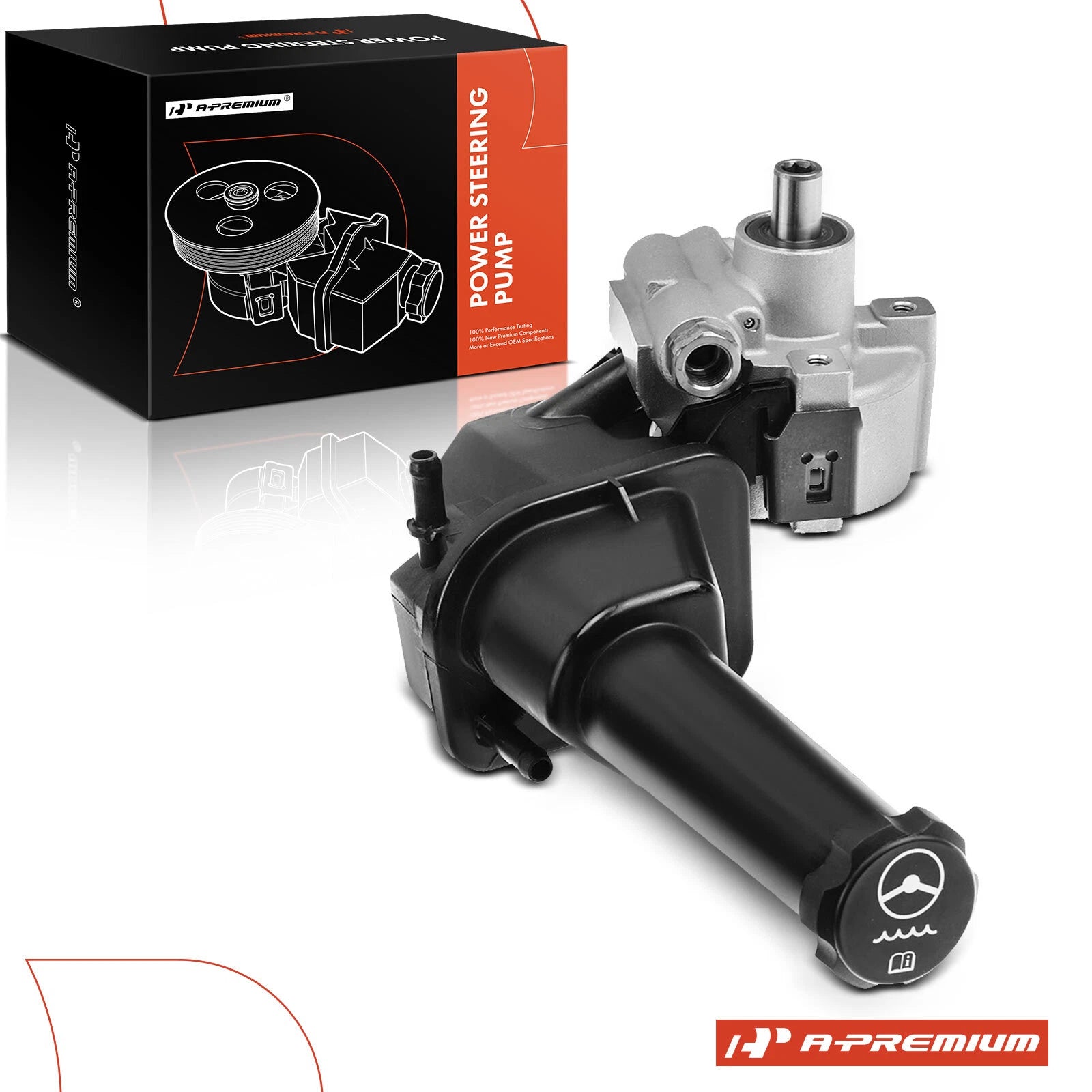 Power Steering Pump with Reservoir for Chevy Silverado GMC Sierra (2011–2015)