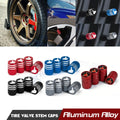 4Pcs Tire Valve Stem Caps Anodized Aluminum for Car (Universal, 2000–2025)