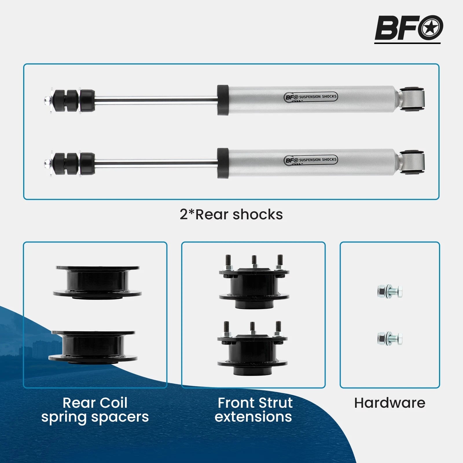 3" Lift Kit with Shocks for Toyota 4Runner SR5 (2010–2024)