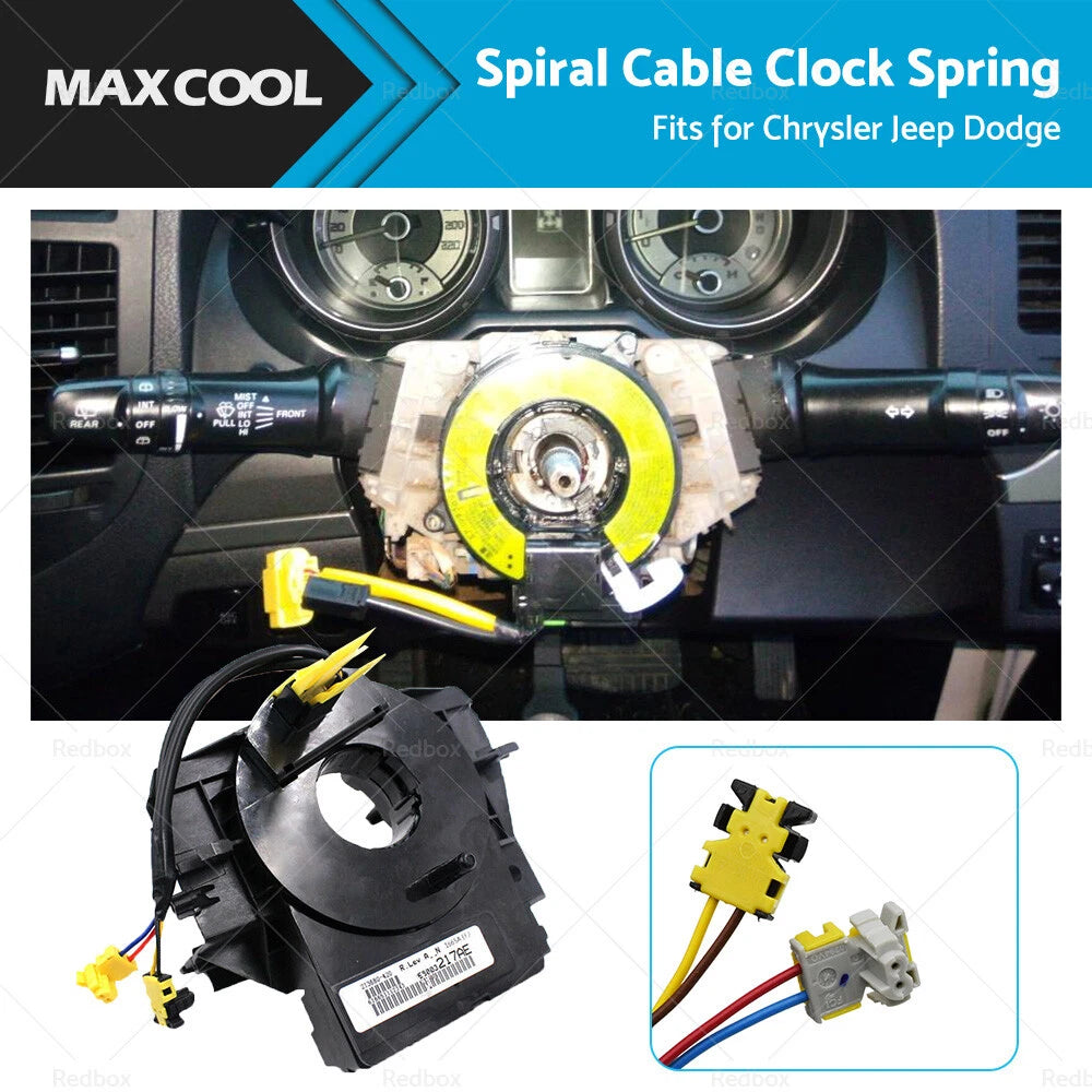 Spiral Clock Spring Cable for Chrysler Sebring, Dodge Avenger (2007–2014)