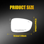 Heated Blind Spot Right Passenger Side Mirror Glass for Honda Accord (2018–2021)