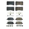 PowerStop Z17 Low-Dust Ceramic Disc Brake Pads Kit for Tesla Model 3 (2017–2023)