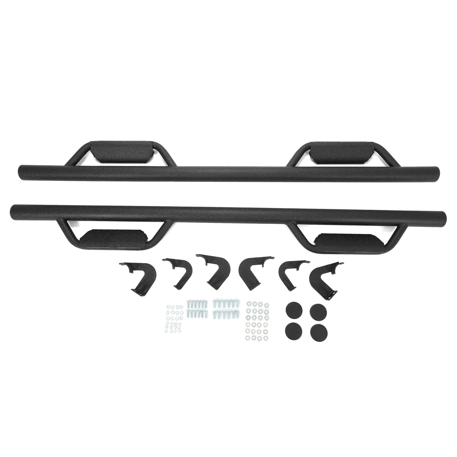 Running Boards for Toyota Tacoma (2005–2023) Black Side Steps Nerf Bar